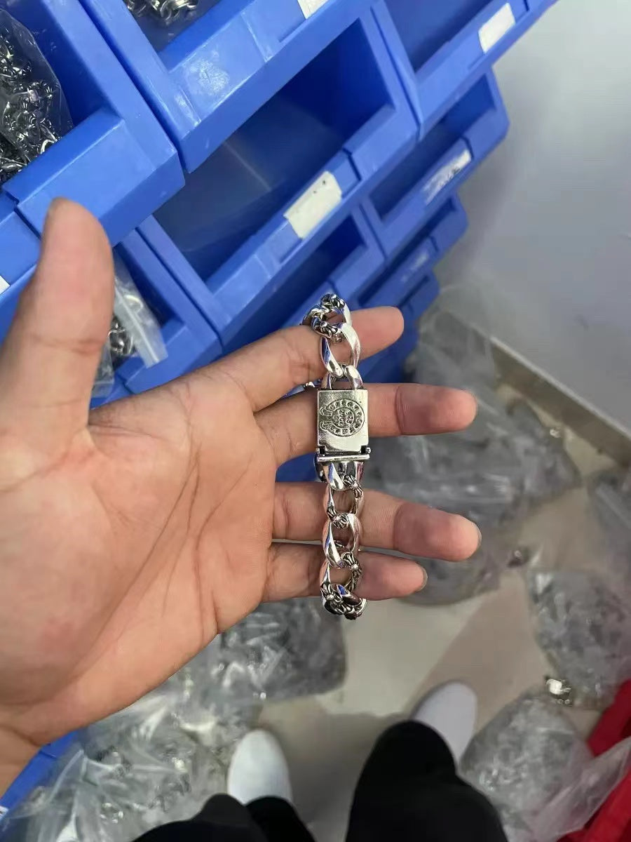 chrome hearts domineering bracelet hip-hop personality men's cross bracelet