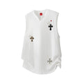Chrome Hearts Cross & Heart Print Sleeveless Vest