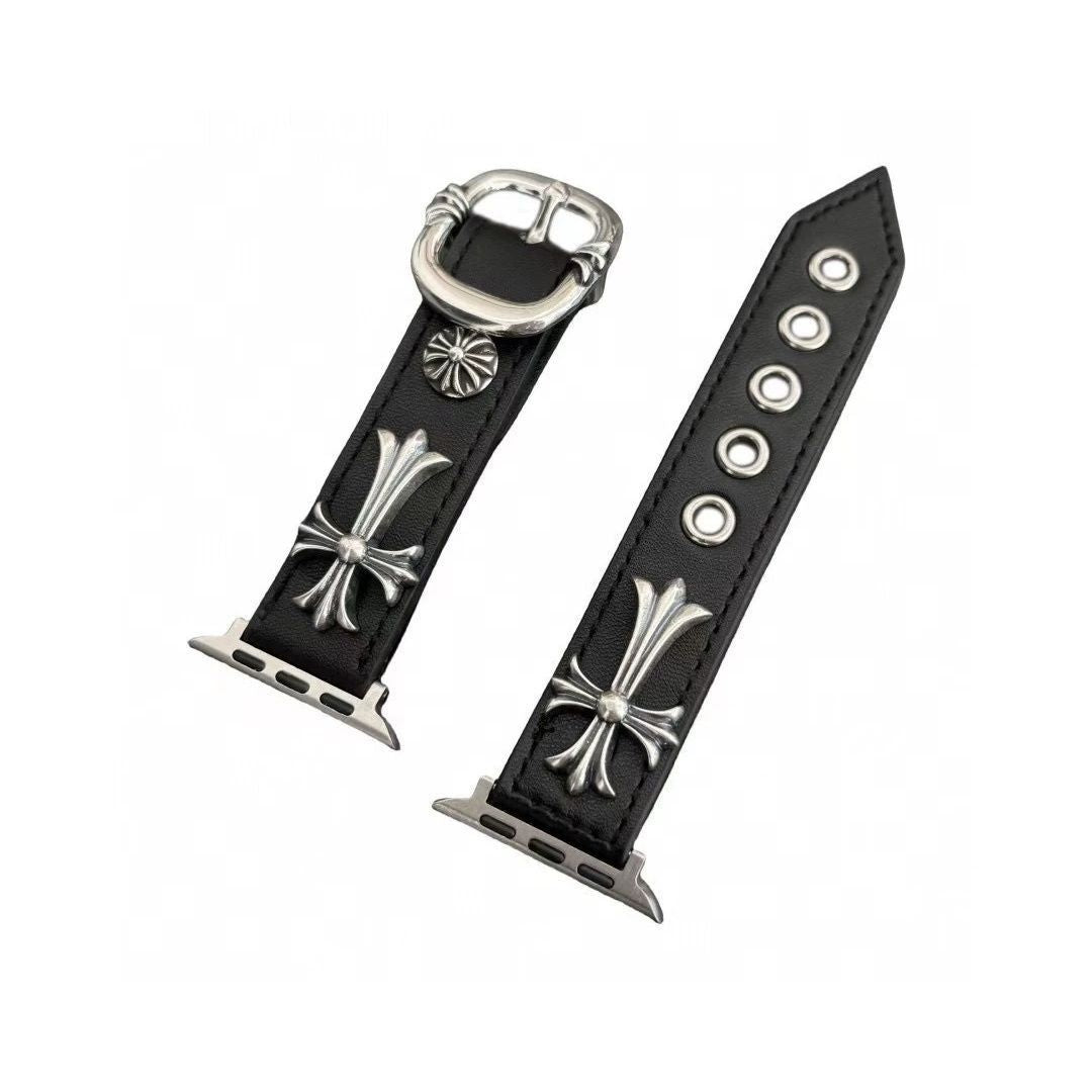 Chrome Hearts 925 silver leather strap