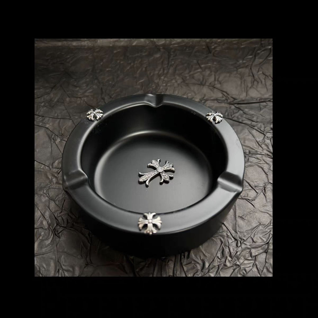 Chrome Hearts Vintage Stainless Steel Minimalist Ashtray