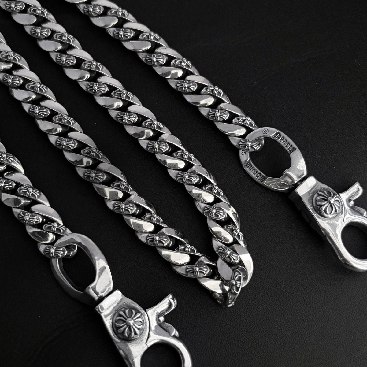 Chrome Hearts cross Cuba bold bag chain
