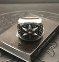 chrome hearts vine hexagram rings
