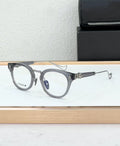 Chrome Hearts Big Sword Light Titanium Metal Oval Glasses