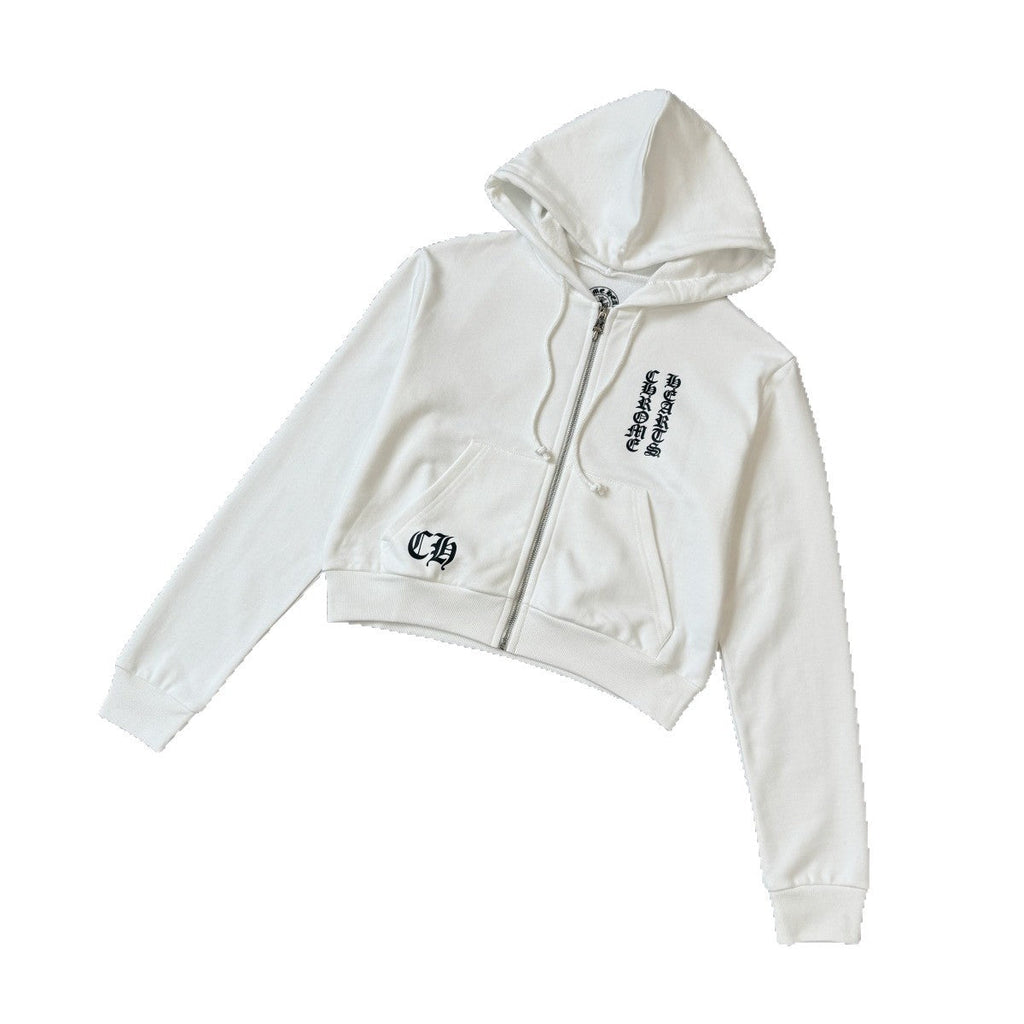 Chrome Hearts Sanskrit Sword Printed Zippered Hoodie