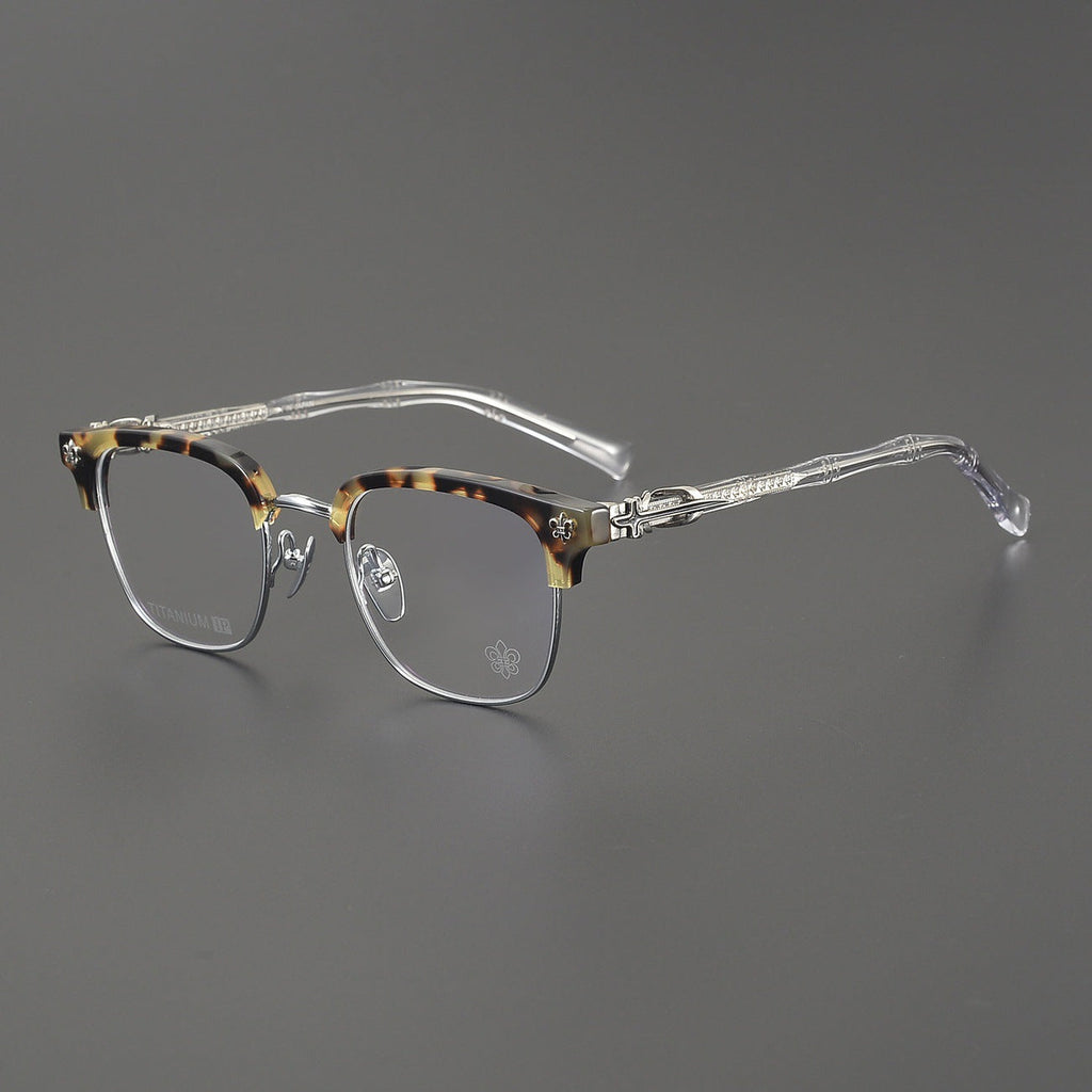 Chrome Hearts Hand-Engraved Vintage Browline Eyeglasses