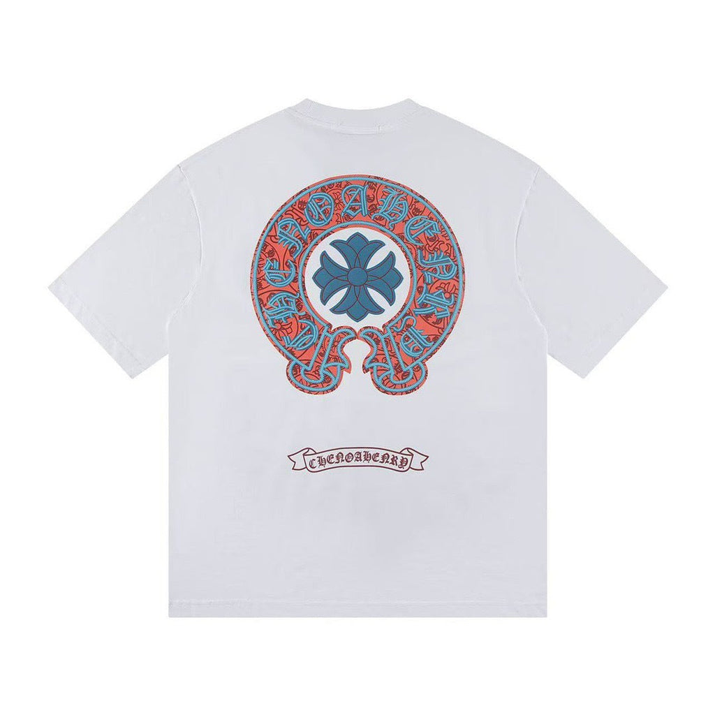 Chrome Hearts letter embroidery short-sleeved t shirt