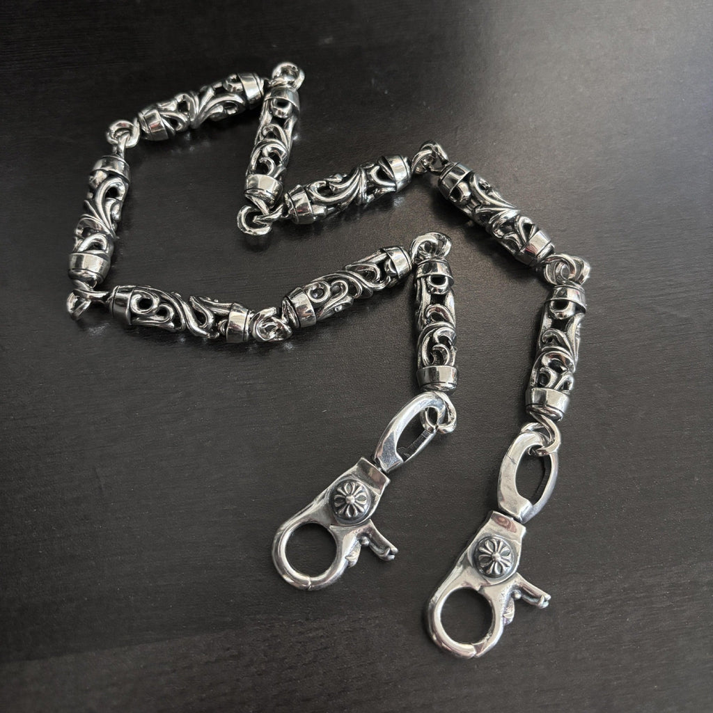 Chrome Hearts hollowed-out vine lobster buckle trouser chain