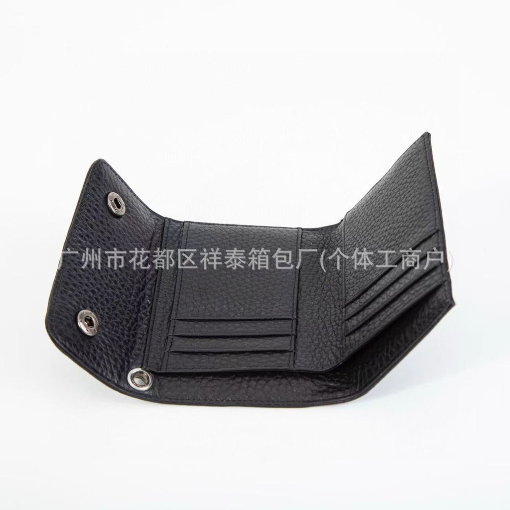 Chrome Hearts multi-functional snap closure clutch wallet
