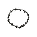 Chrome Hearts Black Gun finished Cross with Diamond inlaid Bracelet