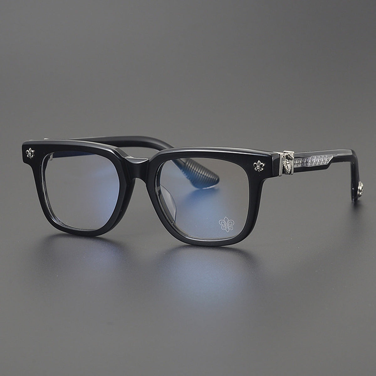 Chrome Hearts carved snake logo glasses