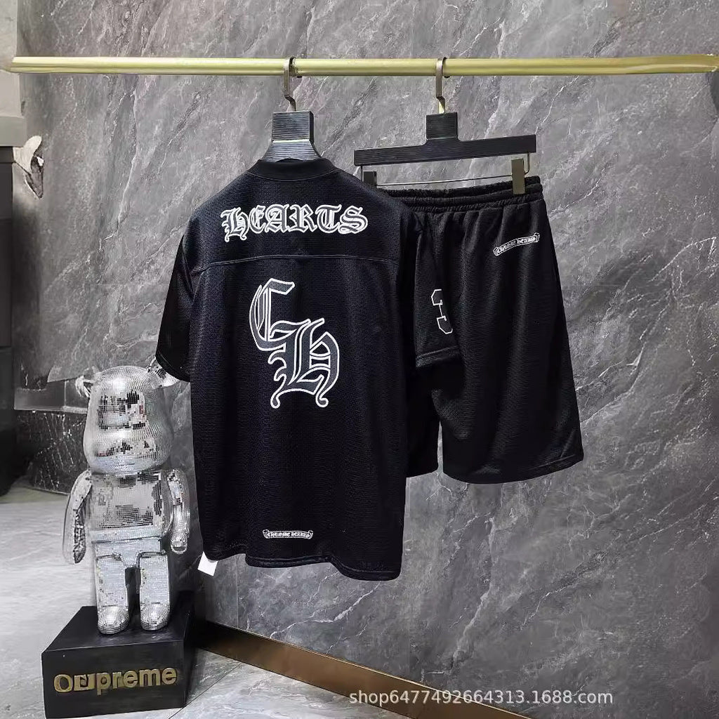 Chrome Hearts flower arm ice hockey casual Tops Pants