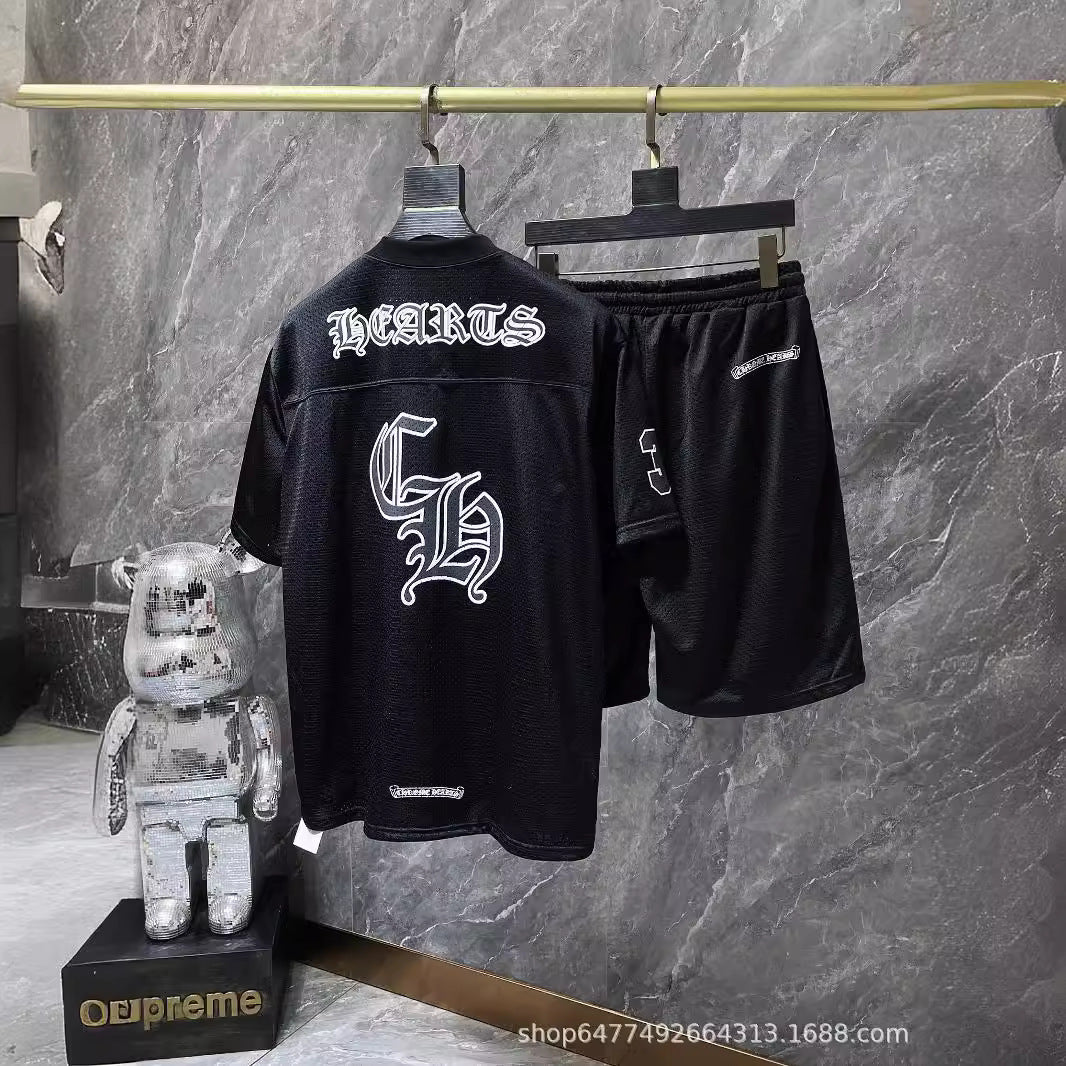 Chrome Hearts flower arm ice hockey casual Tops Pants