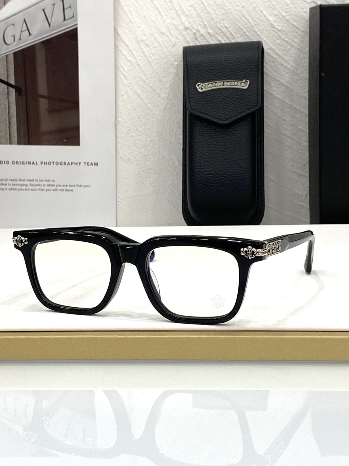 Chrome Hearts hand polished and manufactured glasses
