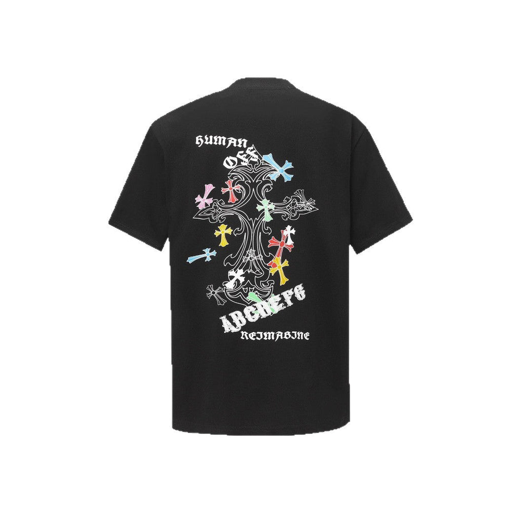 Chrome Hearts Personalized Cross Print Short-Sleeve T-Shirt