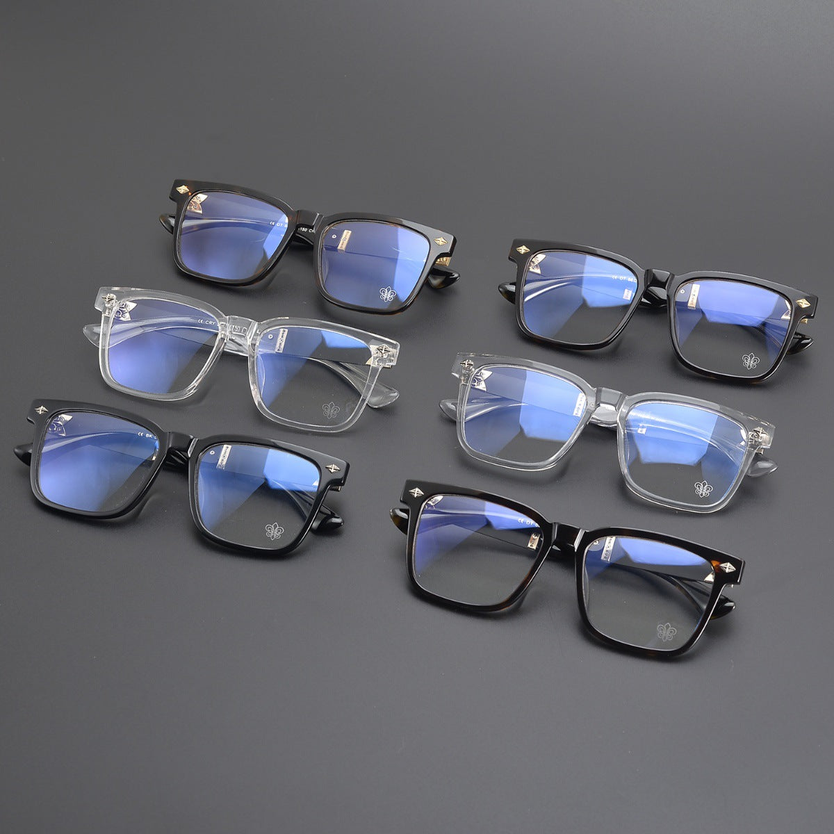 Chrome Hearts Large Square Acetate Eyeglasses
