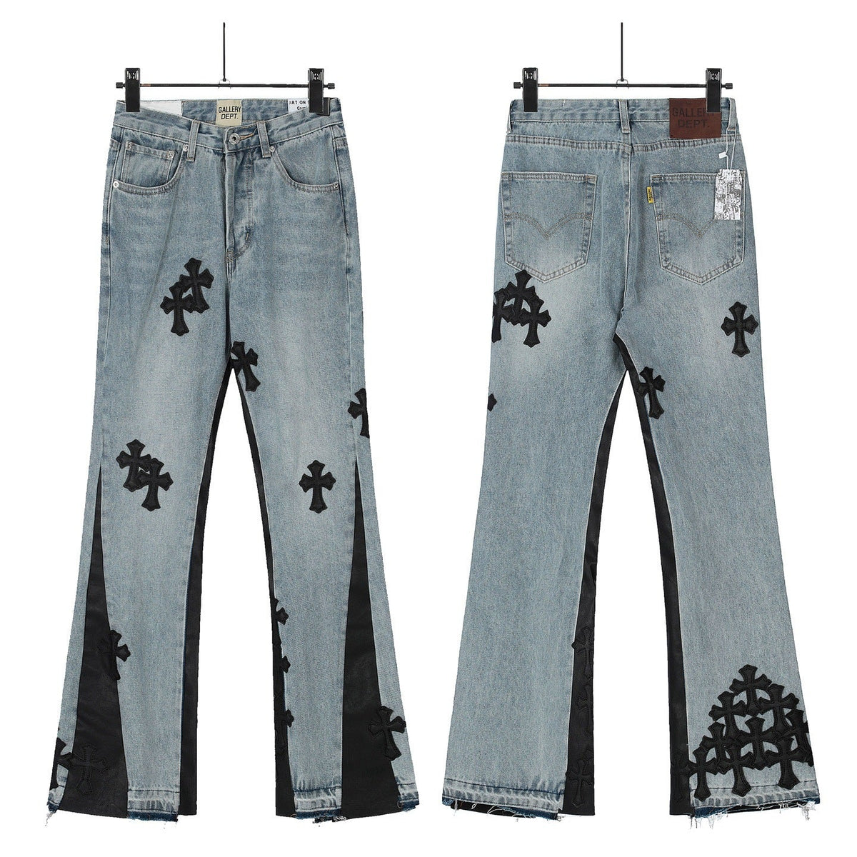 Chrome Hearts Colorful Cross Leather Jacket