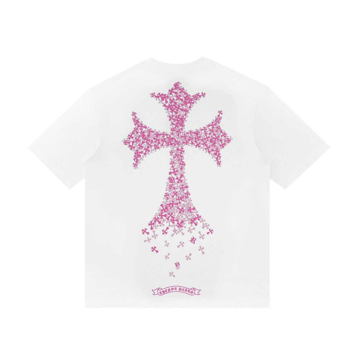 Chrome Hearts letter embroidery short-sleeved shirt