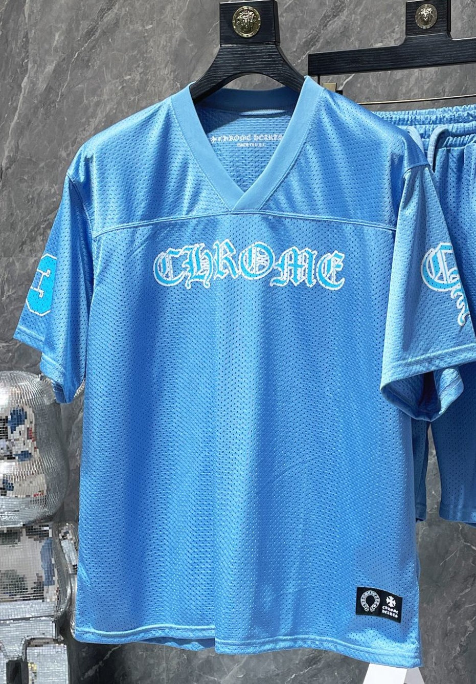 Chrome Hearts flower arm ice hockey casual Tops Pants