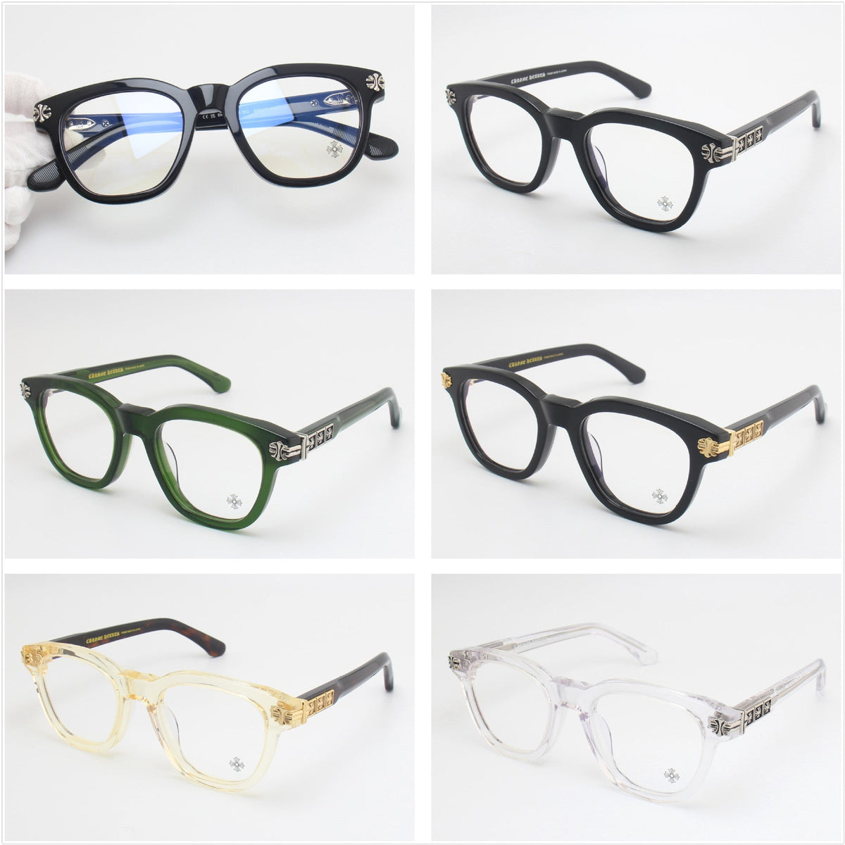 Chrome Hearts Scout flower all match glasses
