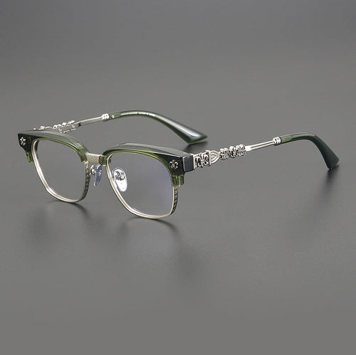 Chrome Hearts all-match pure titanium plate myopia glasses