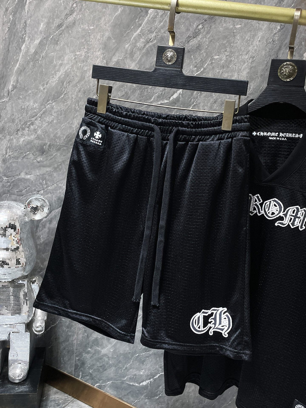 Chrome Hearts flower arm ice hockey casual Tops Pants