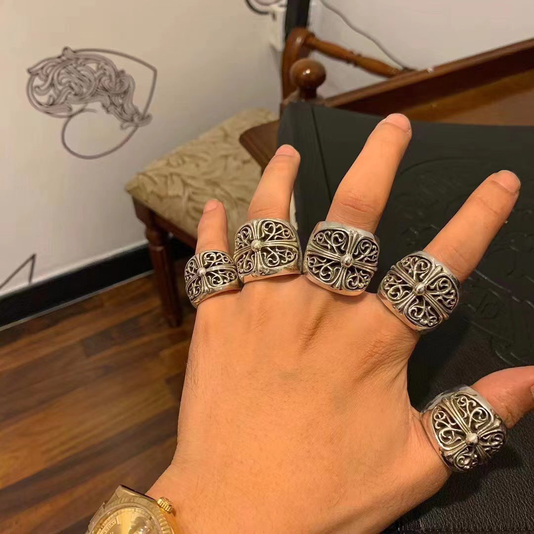 chrome hearts oversized guardian rings