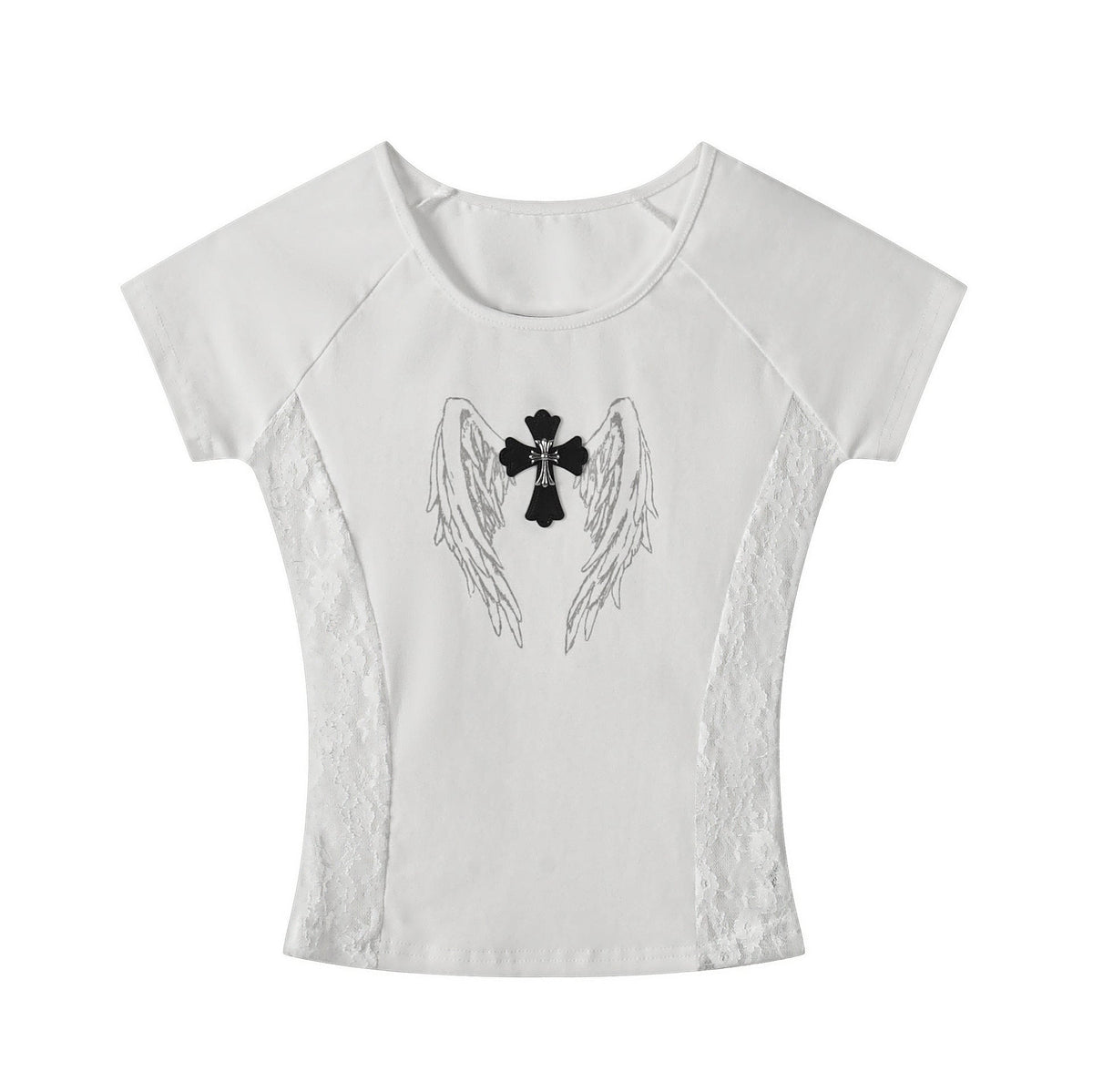 Chrome Hearts Solid Color Slim Fit Short-Sleeve T-Shirt