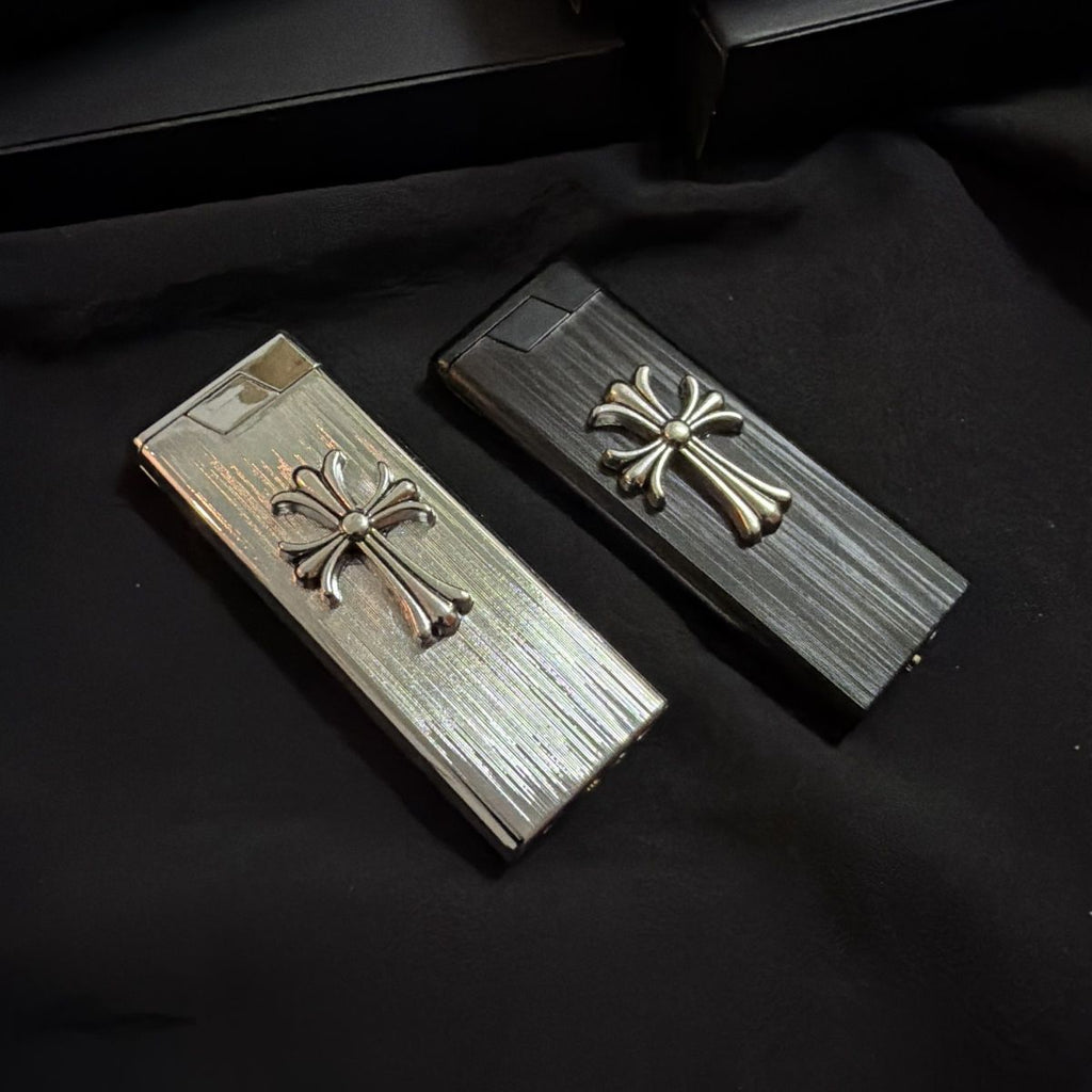 Chrome Hearts Durable Metal Flint-Wheel Lighter